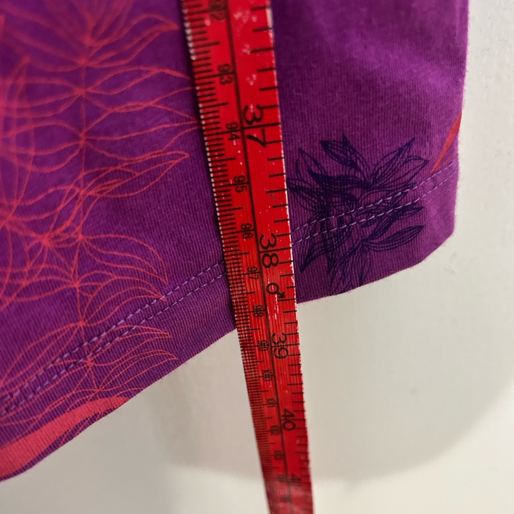 Kuhl Women’s Java Cross Back Purple Flora Stretchy Athleisure Dress Size M - Picture 10 of 11